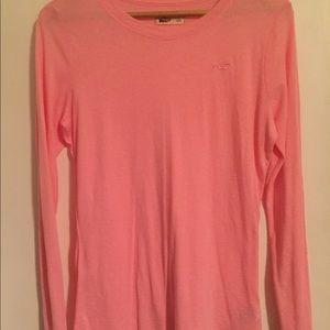 Pink long sleeve T